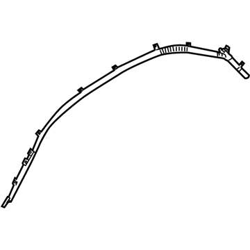 Kia 850102F050 Curtain Air Bag Module, Left