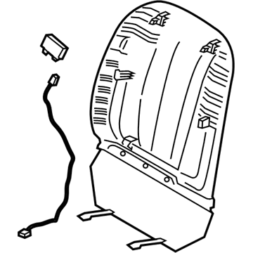 Hyundai 88391-S8510-MRS Map Board Assembly-FRT Seat Back, L