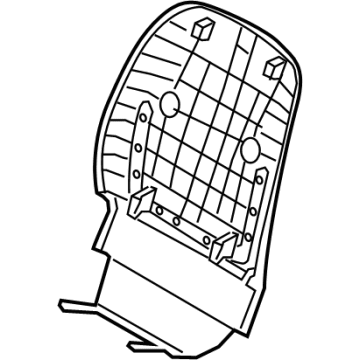 Kia 88370D9000WK Cover Assembly-Front Seat Back