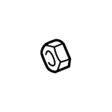 Honda 94001-08000-0S Nut, Hex. (8MM)