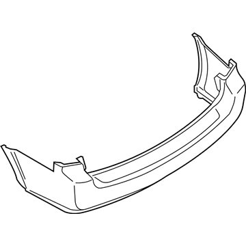 Nissan 85022-5Z000 Quest Rear Bumper Cover