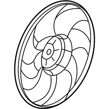 GM 89022509 Blade Kit, Engine Coolant Fan (RH)