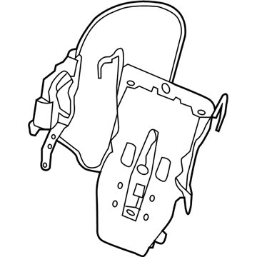 Honda 81590-T0A-L81 Lumbar Comp L, FR
