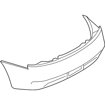 Infiniti 85022-JL00H Rear Bumper FASCIA