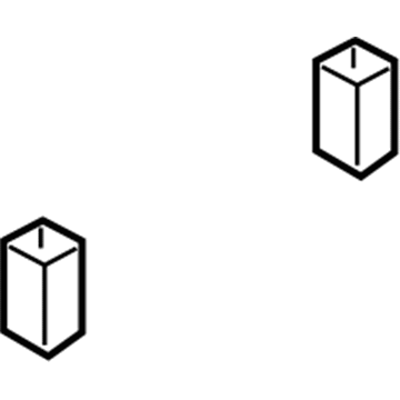 Infiniti 85060-JL00A OVERRIDER Assembly-Rear Bumper