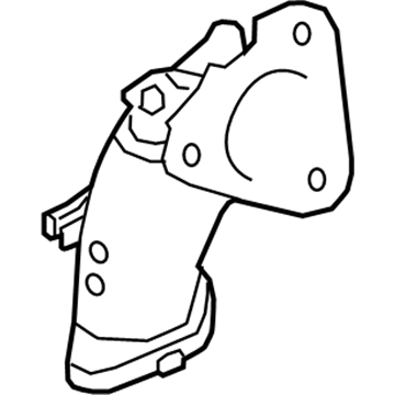 Lexus 17275-36010 Elbow, Compressor Outlet