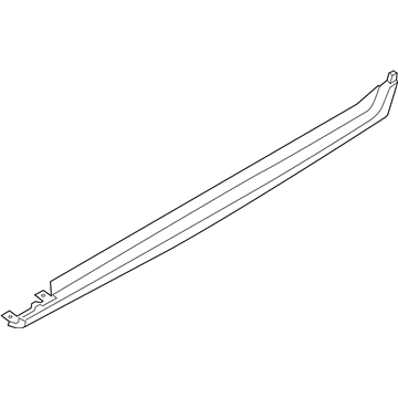 BMW 51-77-8-052-075 Door Sill Cover, Primed Left