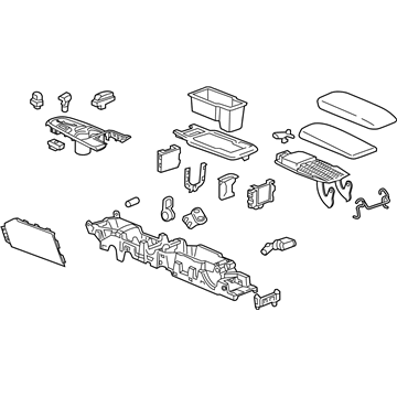 GM 84043474 Console Assembly
