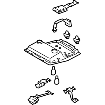 Lexus 81260-48481-A0 Lamp Assy, Map