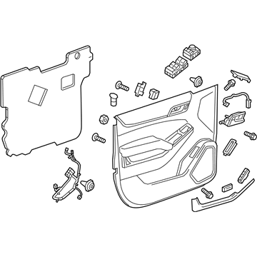 GM 84192428 Door Trim Panel