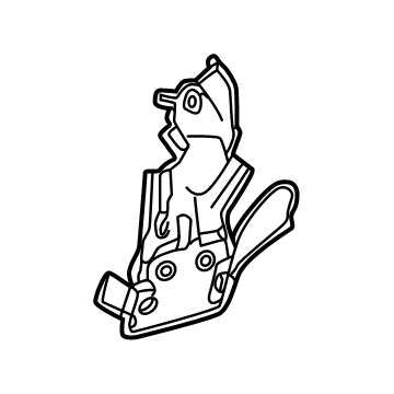 Lexus 71304-78010 HINGE SUB-ASSY, RR S