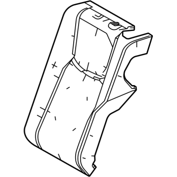 Lexus 71652-78070 PAD, RR SEAT BACK, L