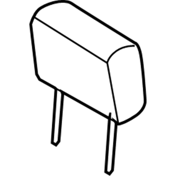 Nissan 86400-ZV01A HEADREST-Front