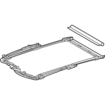 Lexus 63202-78040-A0 RAIL SUB-ASSY, SLIDE