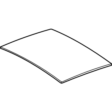 Lexus 63201-78081 GLASS SUB-ASSY, SLID