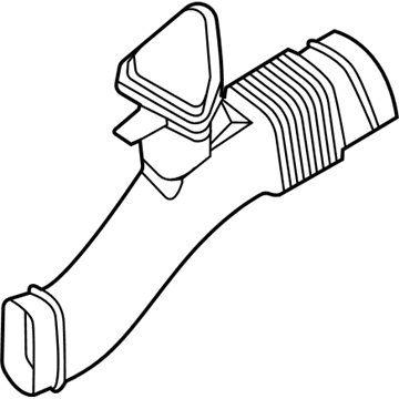BMW 13-71-8-689-752 INTAKE DUCT, RIGHT
