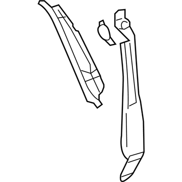 GM 89045598 Outer Pillar
