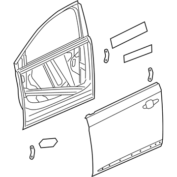 GM 84453628 DOOR ASM-FRT SI