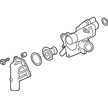 Ford HL3Z-8A586-C CONNECTION - WATER OUTLET