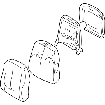 Hyundai 88300-2D150-CGU Back Assembly-Front Seat Driver
