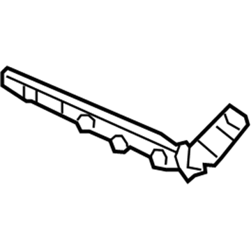 Nissan 85220-9HS0A Bracket-Rear Bumper Side, RH