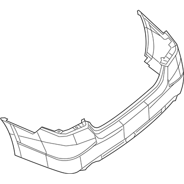 Nissan 85022-9HS0H Rear Bumper Cover