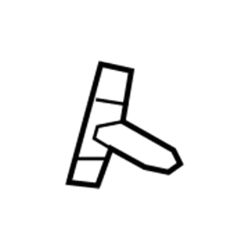 Infiniti 88642-1BA0A Striker Assy-Rear Seat, RH