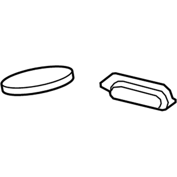 BMW 63-11-7-225-299 Set, Cover Caps, Headlight, Left