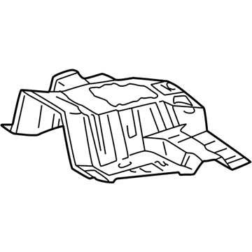 Lexus 58563-60042 Silencer, Front Floor