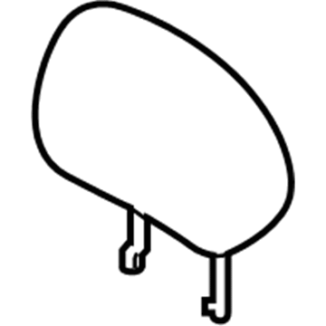 Nissan 86430-6FK1A Headrest Assy-Rear Seat