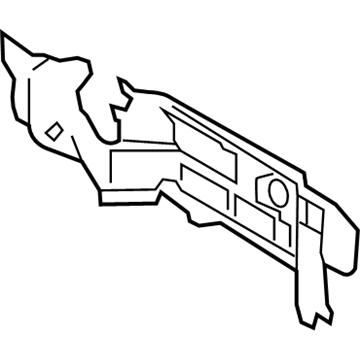 Nissan 67810-EZ00A INSULATOR-Dash, Lower Front