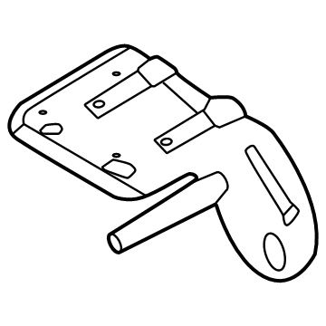 Nissan 985Q2-6LB0A Bracket-Air Bag Sensor, Front Center