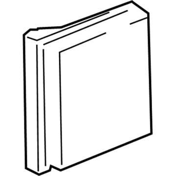 GM 12474500 Lens, Back Up Lamp *Clear