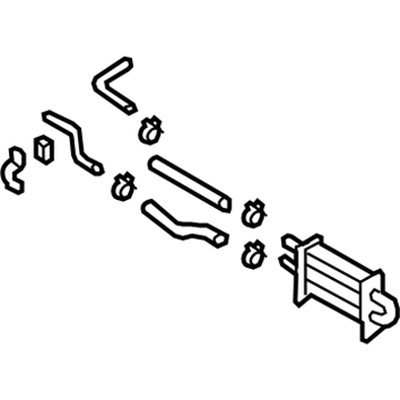 Hyundai 57550-3K100 Tube Assembly-Oil Cooler