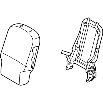 Kia 89300A9031DLQ Back Assembly-2ND Seat, C
