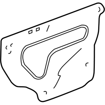 Honda 72361-SCV-A00 Seal, L. FR. Door Hole