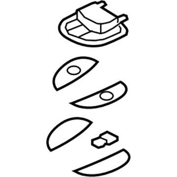 Hyundai 92870-3M500-TX Room Lamp Assembly
