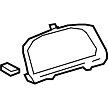 Lexus 55404-50160 Panel Sub-Assy, Instrument Cluster Finish, NO.2
