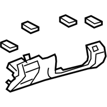 Lexus 55402-50140-A2 Pad Sub-Assy, Instrument Panel Safety, NO.1