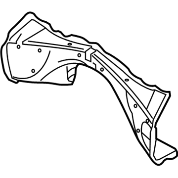 BMW 41-11-7-111-087 Supporting Strut, Front Wall Left