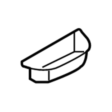Nissan 82950-EL00A Handle-Pull, Rear Door RH