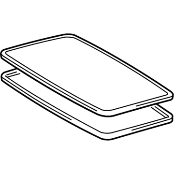Lexus 63201-53031 Sliding Roof Glass Sub-Assembly