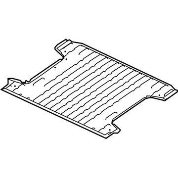 Mopar 68590252AA PAN-REAR FLOOR