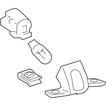 GM 22799748 License Lamp