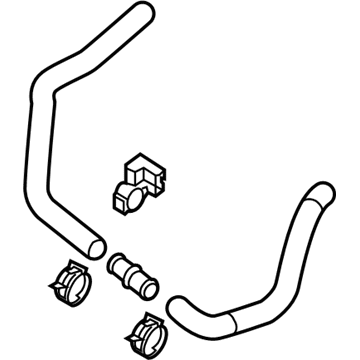 Infiniti 21517-3JV1A Hose-Sub Radiator