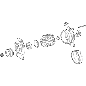 Lexus 27060-38070 Alternator Assembly With Regulator