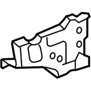 Lexus 61146-0E010 Gusset, Front Body Pillar, Lower LH
