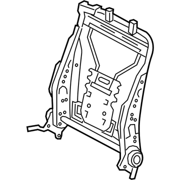 Toyota 71630-52470 Seat Back Frame