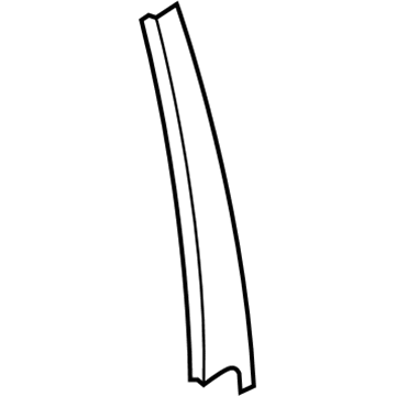 BMW 51-35-7-033-811 Finisher Window Frame B-Pillar Rl Door