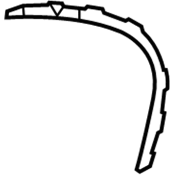 BMW 51-35-7-033-809 Seal, Left Side Window Closing Plate